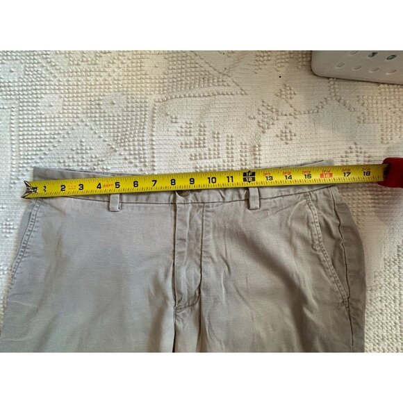 Vineyard Vines Mens Slacks Sz 33 Khaki Tan Straight Leg Chino Classic Preppy - Picture 8 of 10